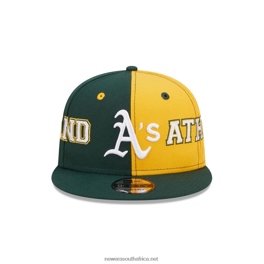 Oakland Athletics Teamsplit Dark Green 9FIFTY Snapback Cap New Era TRBRBN2065