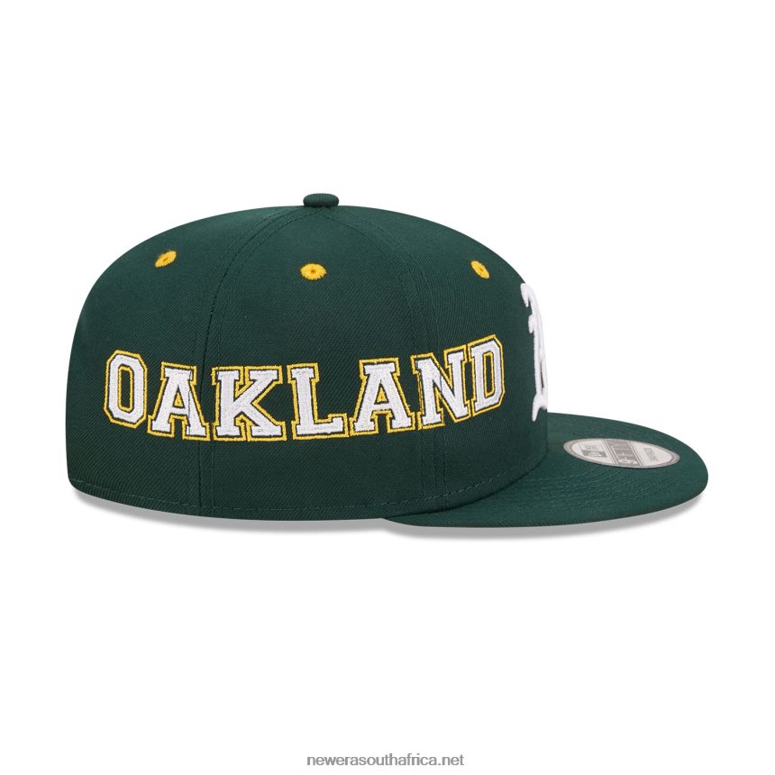 Oakland Athletics Teamsplit Dark Green 9FIFTY Snapback Cap New Era TRBRBN2065