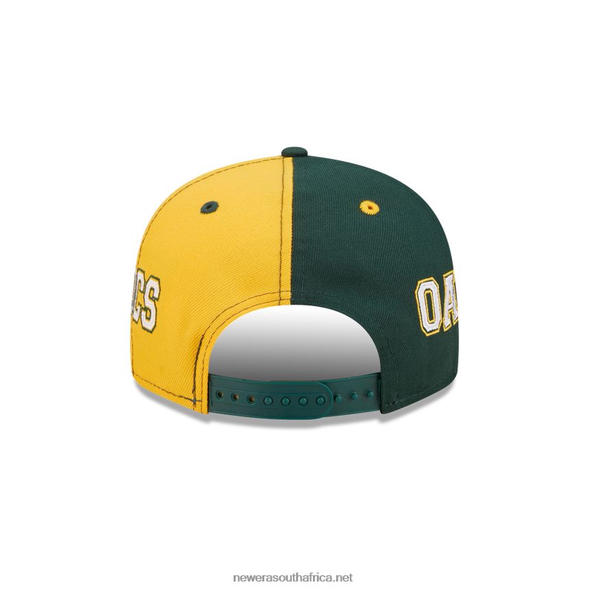 Oakland Athletics Teamsplit Dark Green 9FIFTY Snapback Cap New Era TRBRBN2065