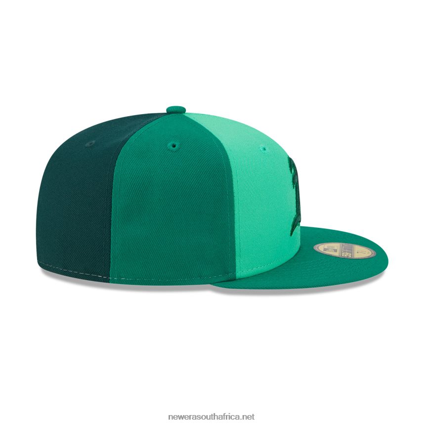 Oakland Athletics Tri Tone Team Green 59FIFTY Fitted Cap New Era TRBRBN978