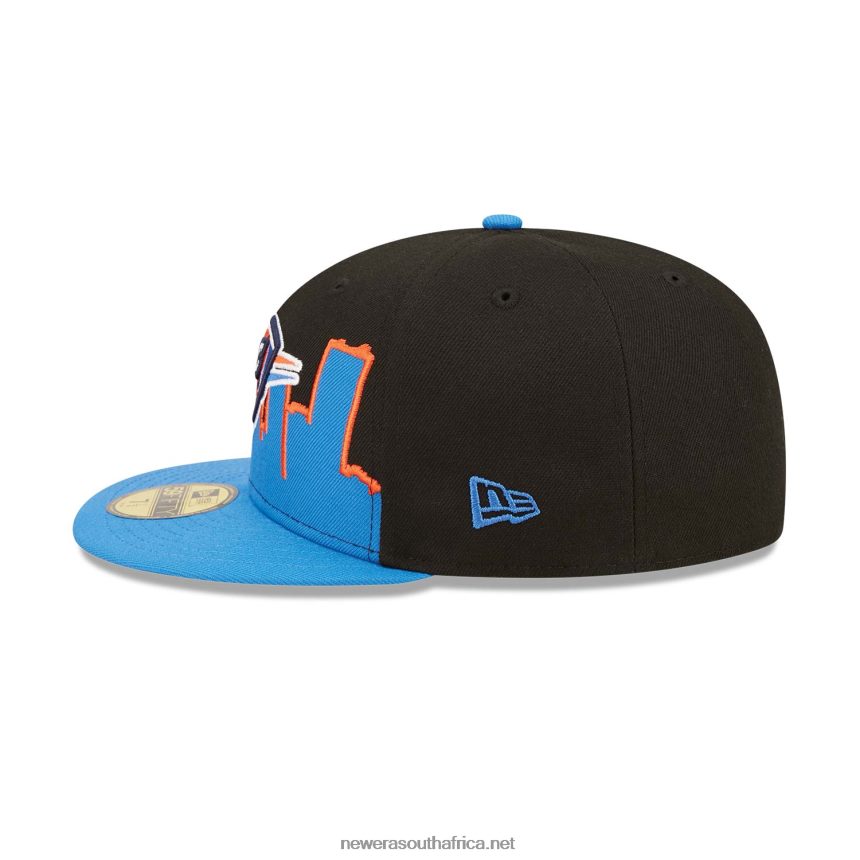 Oklahoma City Thunder NBA Tip Off 2022 Black 59FIFTY Fitted Cap New Era TRBRBN889