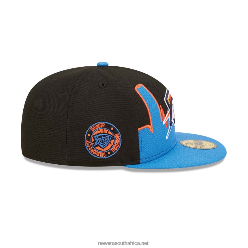 Oklahoma City Thunder NBA Tip Off 2022 Black 59FIFTY Fitted Cap New Era TRBRBN889