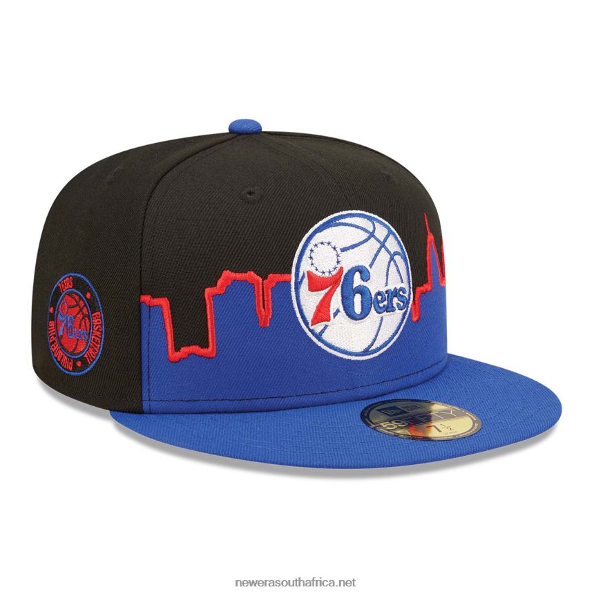 Philadelphia 76ers NBA Tip Off 2022 Black 59FIFTY Fitted Cap New Era TRBRBN531