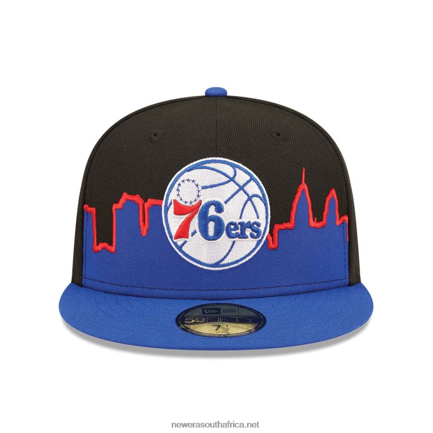 Philadelphia 76ers NBA Tip Off 2022 Black 59FIFTY Fitted Cap New Era TRBRBN531