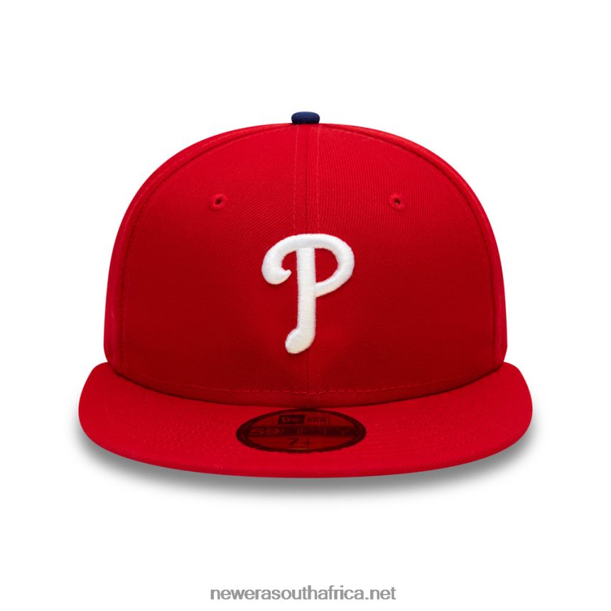 Philadelphia Phillies Authentic On Field Red 59FIFTY Cap New Era TRBRBN246