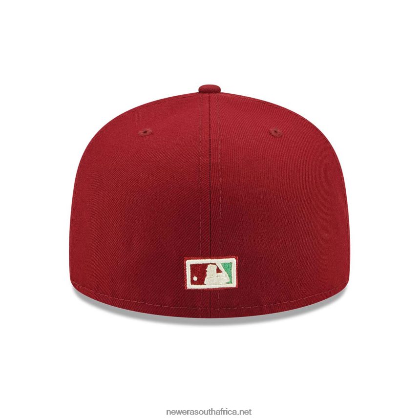 Philadelphia Phillies Citrus Pop Dark Red 59FIFTY Fitted Cap New Era TRBRBN1178