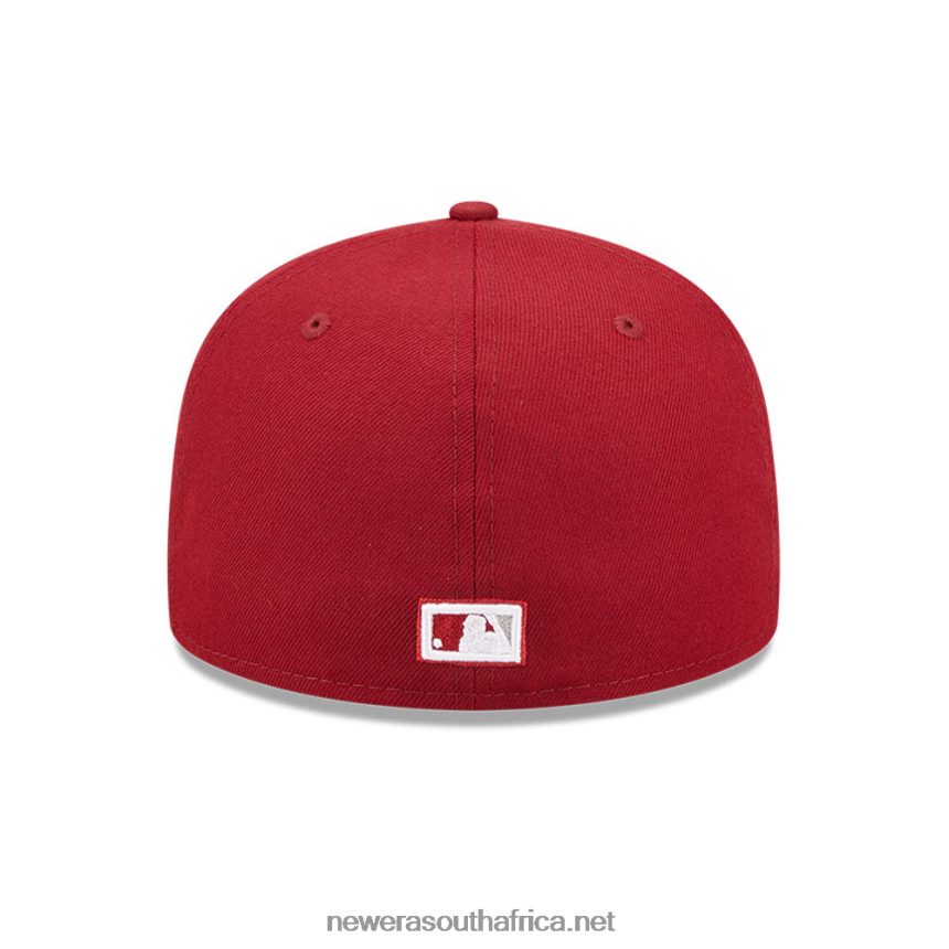 Philadelphia Phillies Comic Cloud Dark Red 59FIFTY Fitted Cap New Era TRBRBN116