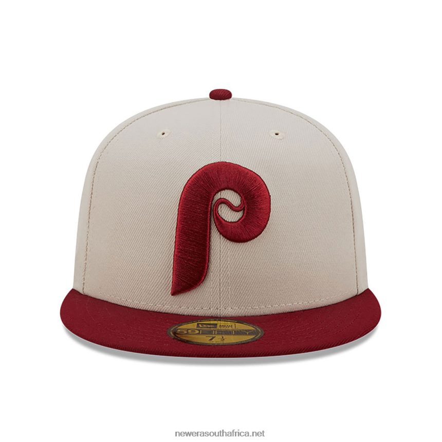 Philadelphia Phillies Fall Classic White 59FIFTY Fitted Cap New Era TRBRBN1307