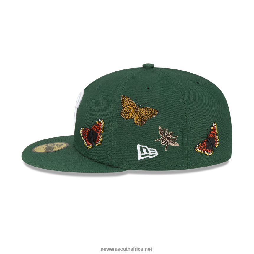Philadelphia Phillies Felt x MLB Dark Green 59FIFTY Fitted Cap New Era TRBRBN871