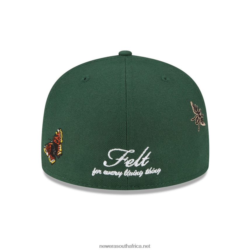 Philadelphia Phillies Felt x MLB Dark Green 59FIFTY Fitted Cap New Era TRBRBN871