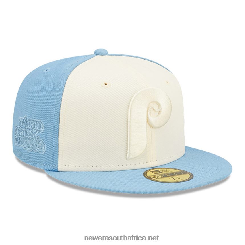 Philadelphia Phillies MLB 2-Tone Light Blue 59FIFTY Fitted Cap New Era TRBRBN1077