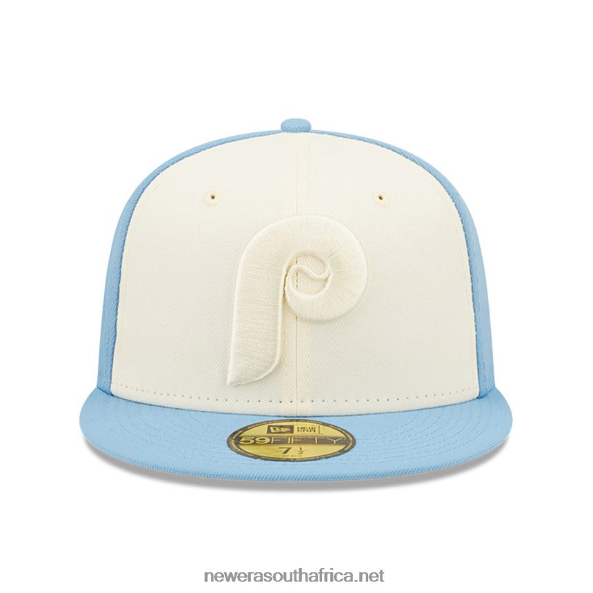 Philadelphia Phillies MLB 2-Tone Light Blue 59FIFTY Fitted Cap New Era TRBRBN1077
