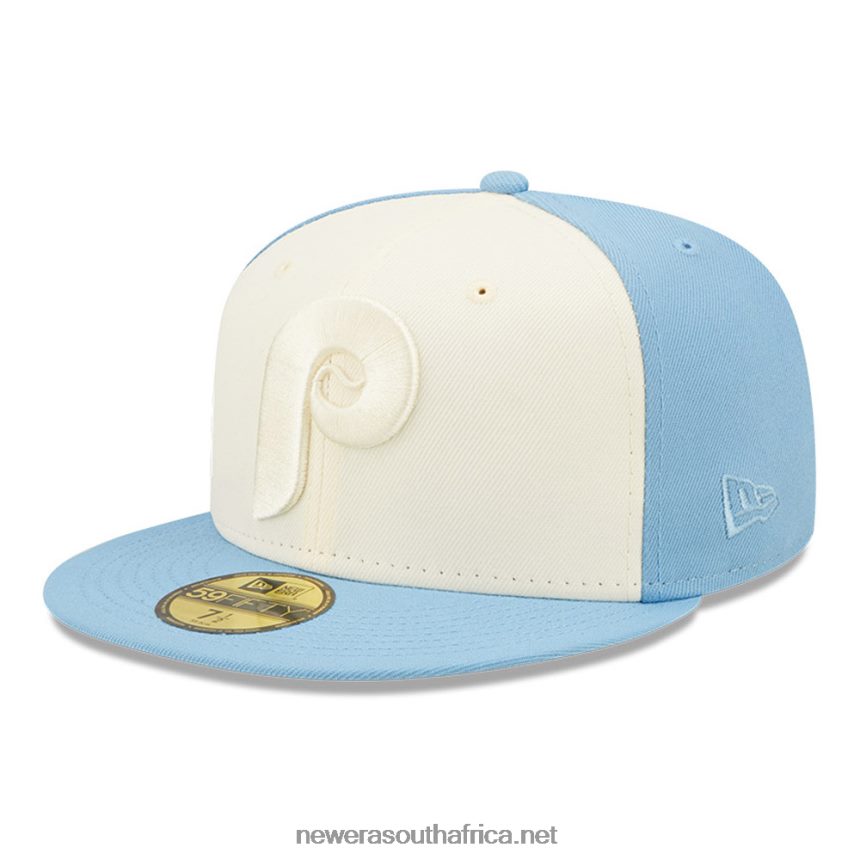 Philadelphia Phillies MLB 2-Tone Light Blue 59FIFTY Fitted Cap New Era TRBRBN1077
