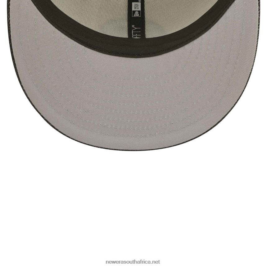 Philadelphia Phillies MLB Black Denim Chrome White 59FIFTY Fitted Cap New Era TRBRBN354