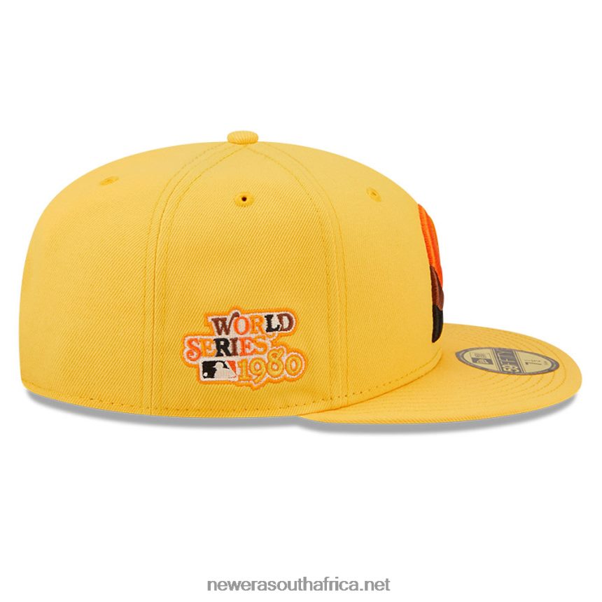 Philadelphia Phillies MLB Butterfly Yellow 59FIFTY Fitted Cap New Era TRBRBN680