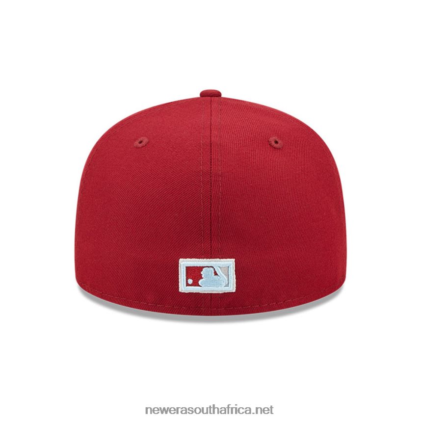 Philadelphia Phillies MLB Cloud Dark Red 59FIFTY Fitted Cap New Era TRBRBN50