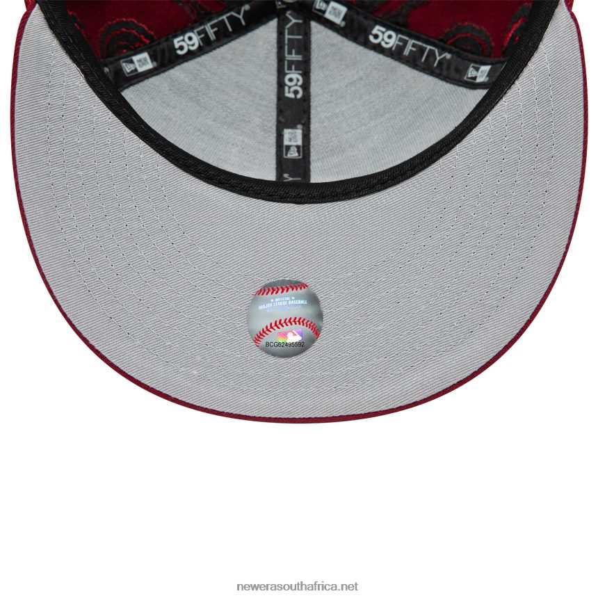 Philadelphia Phillies MLB Swirl Red 59FIFTY Fitted Cap New Era TRBRBN587
