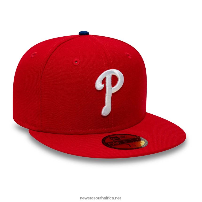 Philadelphia Phillies Premium Wool Red 59FIFTY Fitted Cap New Era TRBRBN269