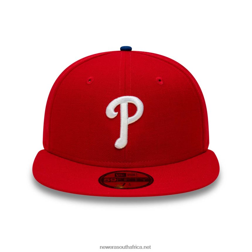 Philadelphia Phillies Premium Wool Red 59FIFTY Fitted Cap New Era TRBRBN269