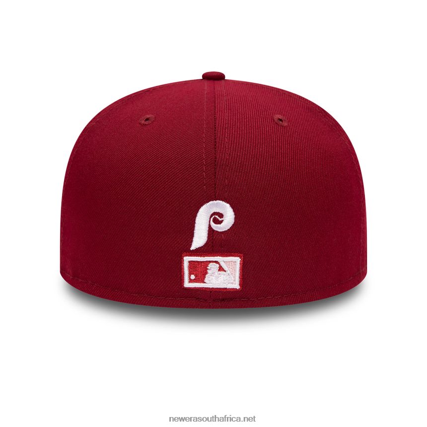 Philadelphia Phillies Side Patch Bloom Red 59FIFTY Fitted Cap New Era TRBRBN541