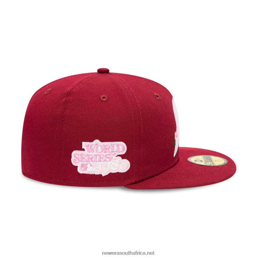 Philadelphia Phillies Side Patch Bloom Red 59FIFTY Fitted Cap New Era TRBRBN541