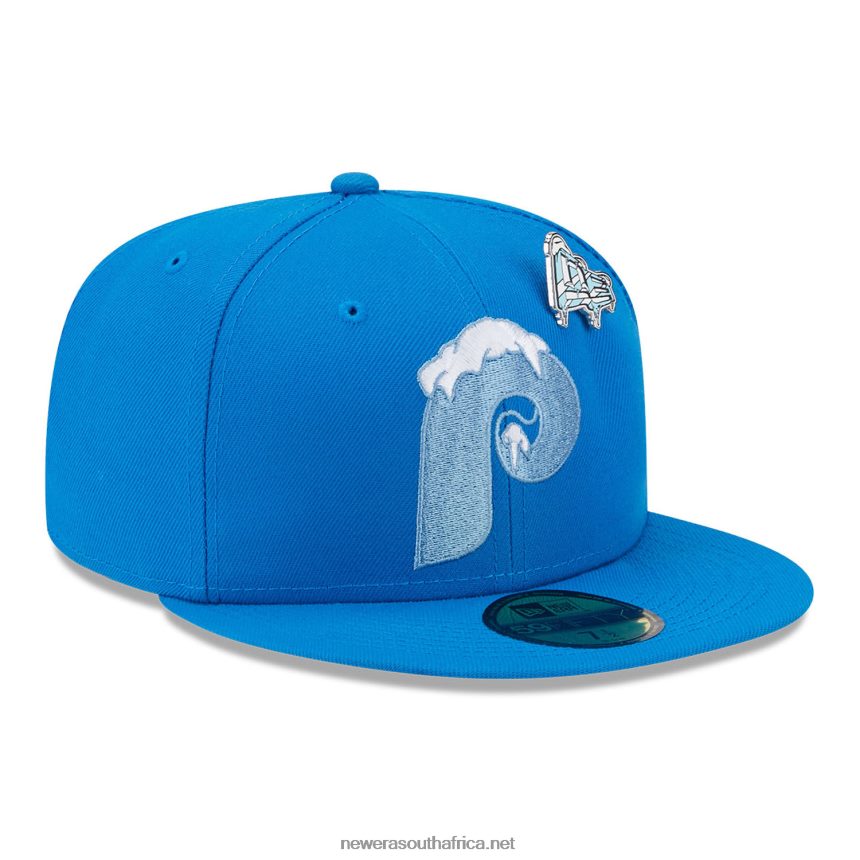 Philadelphia Phillies Snow Day Blue 59FIFTY Fitted Cap New Era TRBRBN577