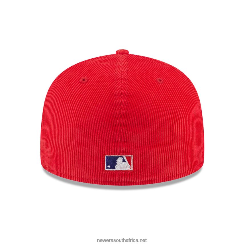 Philadelphia Phillies Vintage Cord Red 59FIFTY Fitted Cap New Era TRBRBN75