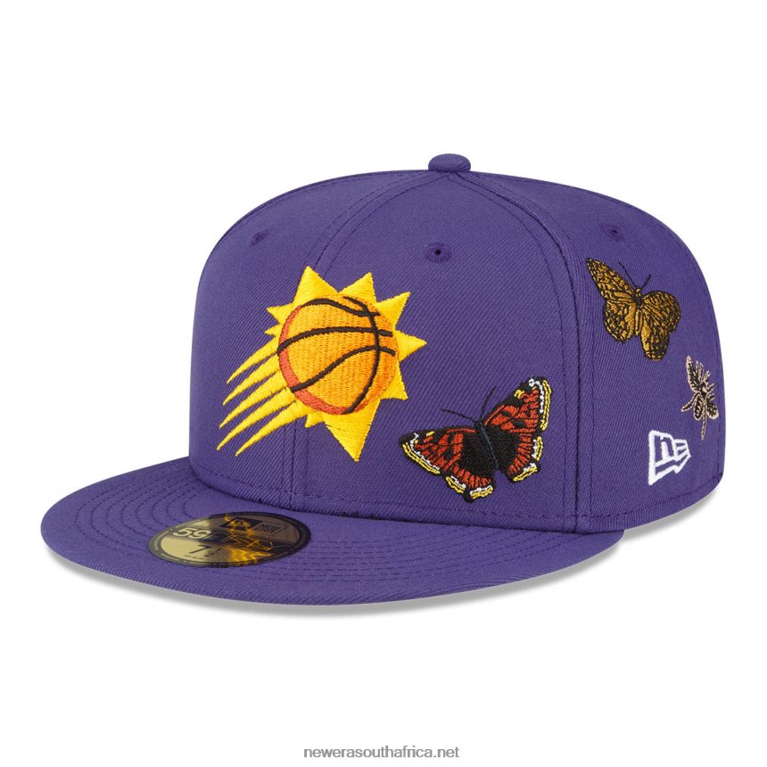 Phoenix Suns Felt x NBA Purple 59FIFTY Fitted Cap New Era TRBRBN1233