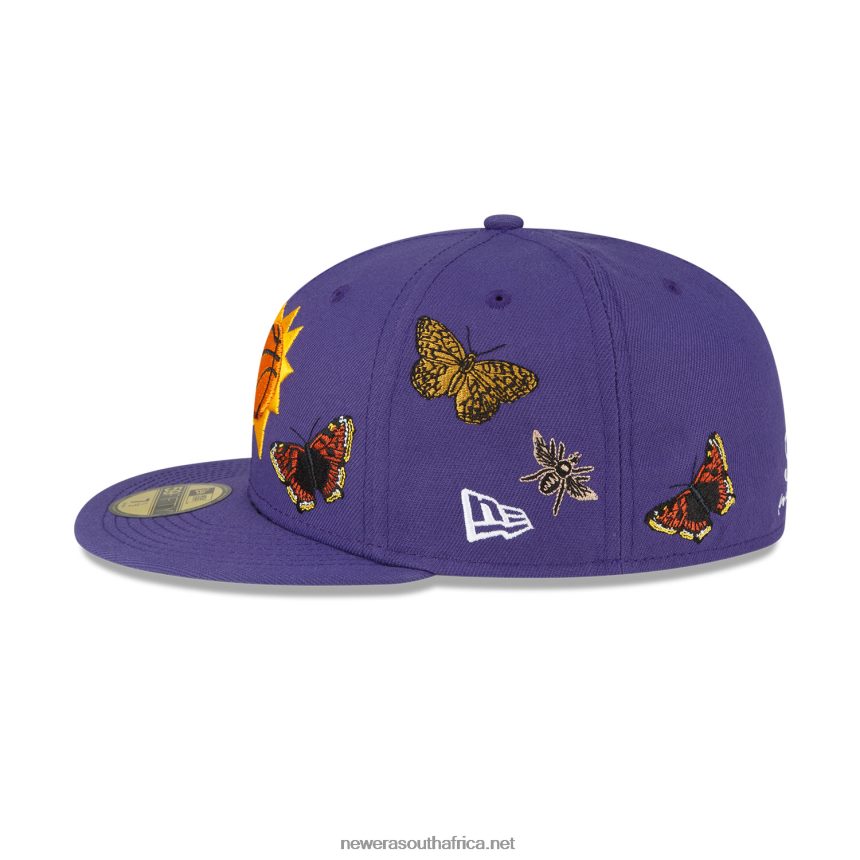 Phoenix Suns Felt x NBA Purple 59FIFTY Fitted Cap New Era TRBRBN1233