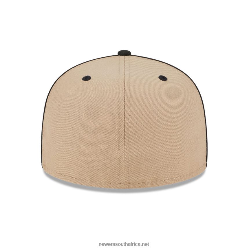 Pittsburgh Crawfords Negro League Beige 59FIFTY Fitted Cap New Era TRBRBN920
