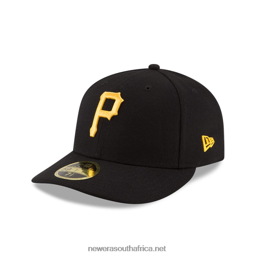 Pittsburgh Pirates Authentic Collection Black Low Profile 59FIFTY Fitted Cap New Era TRBRBN853