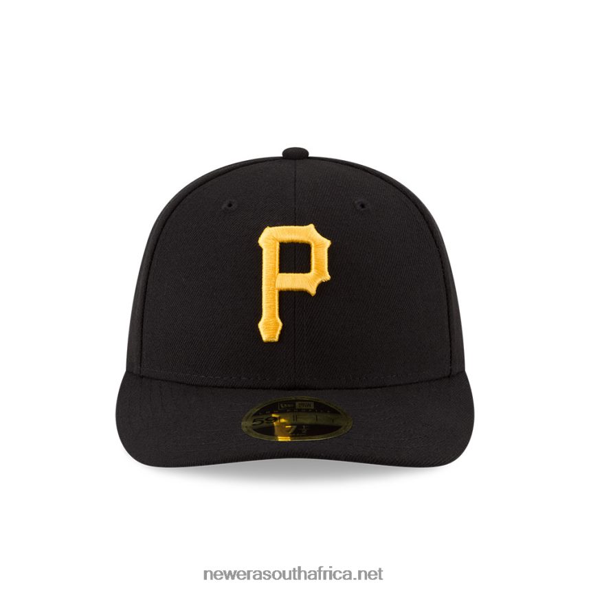 Pittsburgh Pirates Authentic Collection Black Low Profile 59FIFTY Fitted Cap New Era TRBRBN853