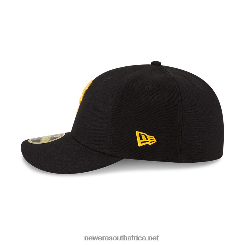 Pittsburgh Pirates Authentic Collection Black Low Profile 59FIFTY Fitted Cap New Era TRBRBN853