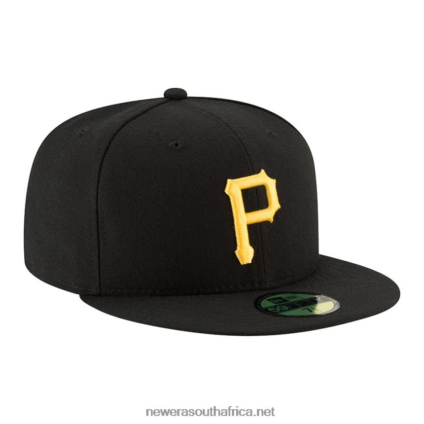 Pittsburgh Pirates Authentic On Field Game Black 59FIFTY Cap New Era TRBRBN185