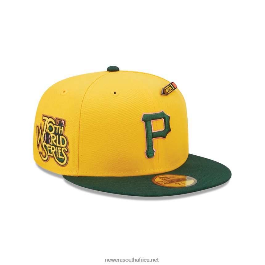Pittsburgh Pirates Back to School Yellow 59FIFTY Fitted Cap New Era TRBRBN841