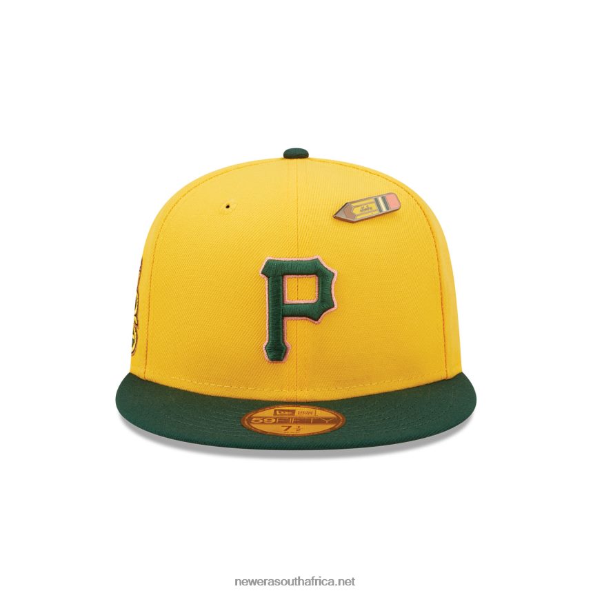 Pittsburgh Pirates Back to School Yellow 59FIFTY Fitted Cap New Era TRBRBN841