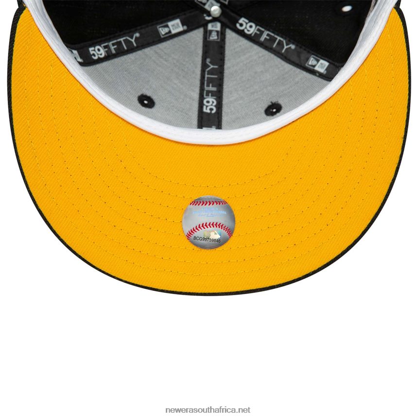 Pittsburgh Pirates Black And Yellow 59FIFTY Fitted Cap New Era TRBRBN450