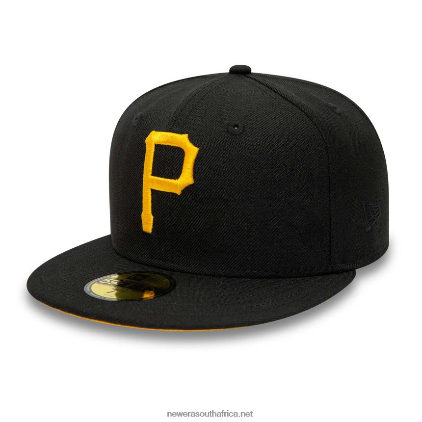 Pittsburgh Pirates Black And Yellow 59FIFTY Fitted Cap New Era TRBRBN450