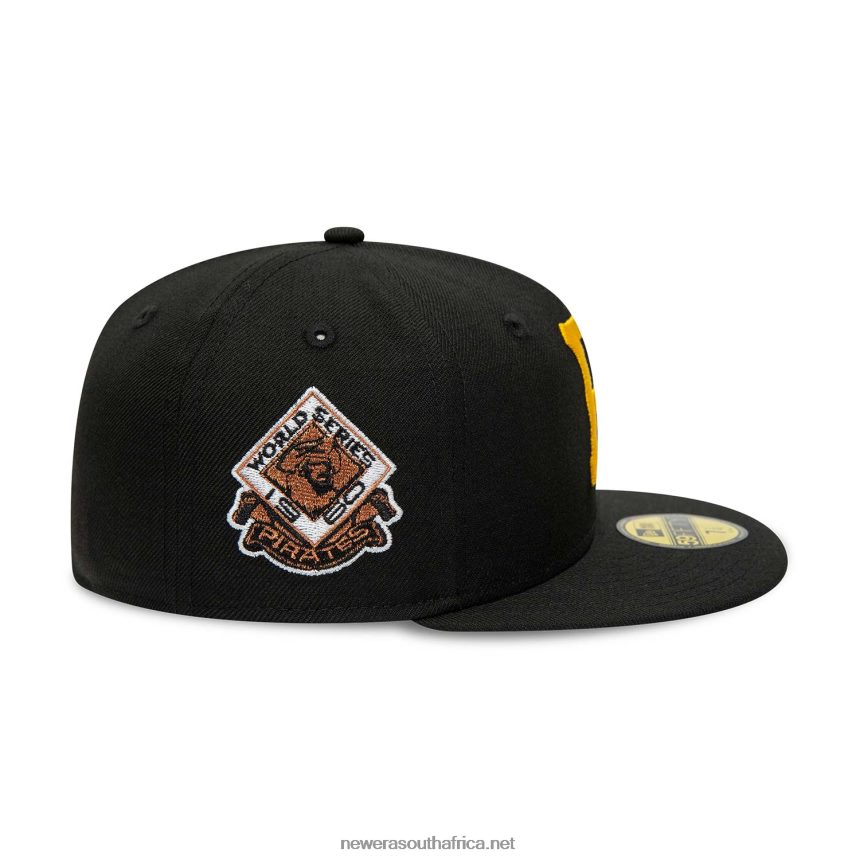 Pittsburgh Pirates Black And Yellow 59FIFTY Fitted Cap New Era TRBRBN450