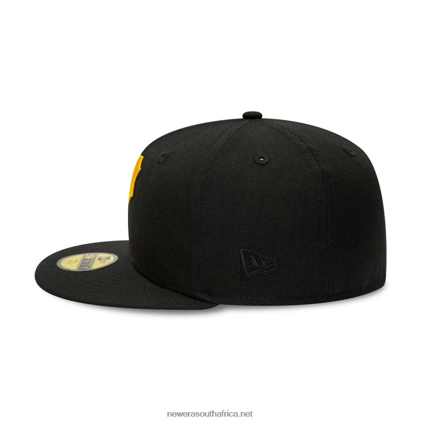 Pittsburgh Pirates Black And Yellow 59FIFTY Fitted Cap New Era TRBRBN450