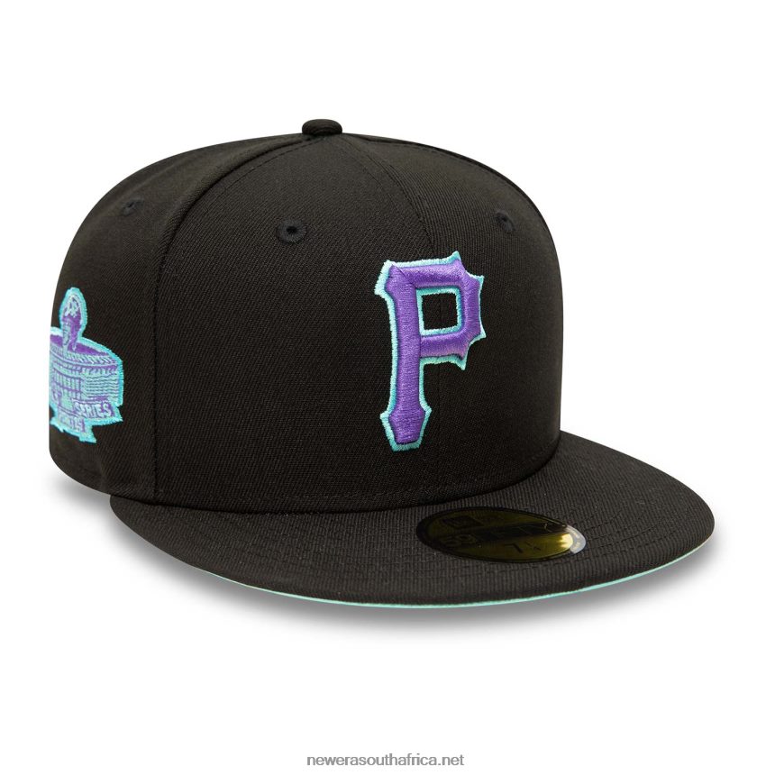 Pittsburgh Pirates Black and Blue Tint 59FIFTY Fitted Cap New Era TRBRBN945