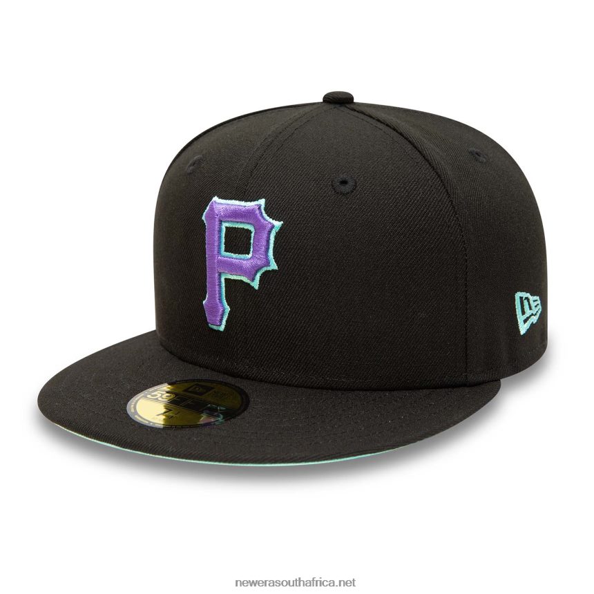 Pittsburgh Pirates Black and Blue Tint 59FIFTY Fitted Cap New Era TRBRBN945