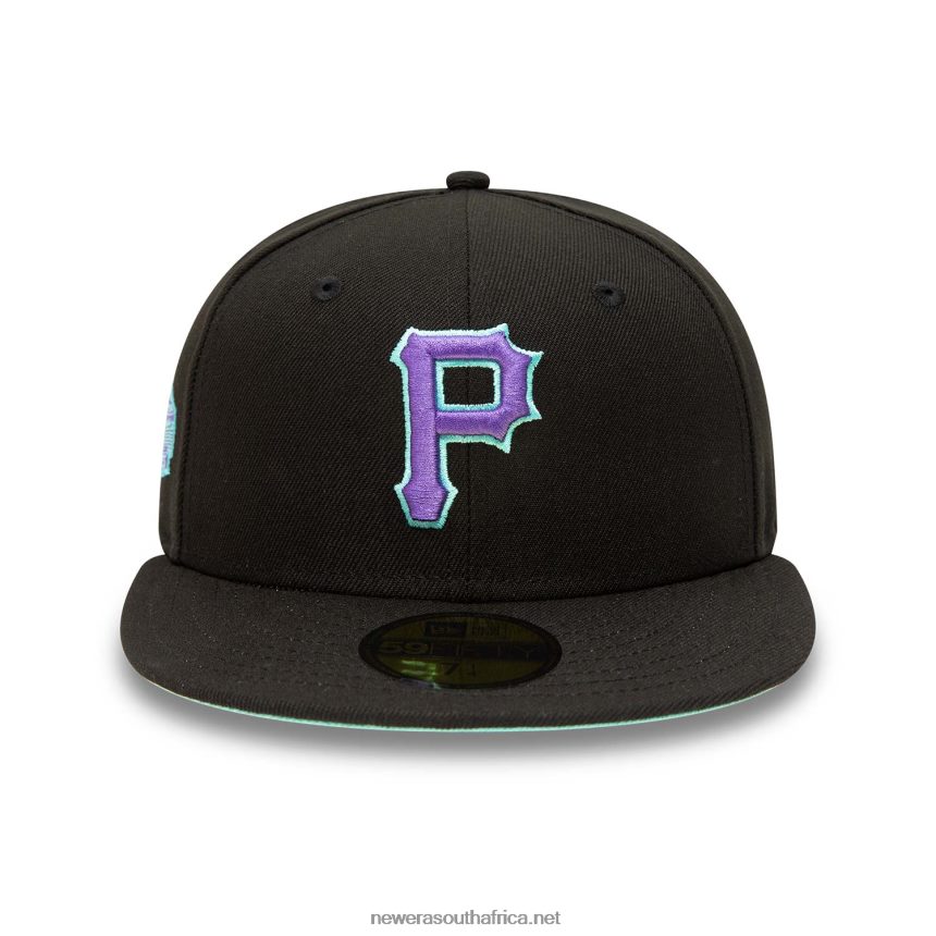 Pittsburgh Pirates Black and Blue Tint 59FIFTY Fitted Cap New Era TRBRBN945