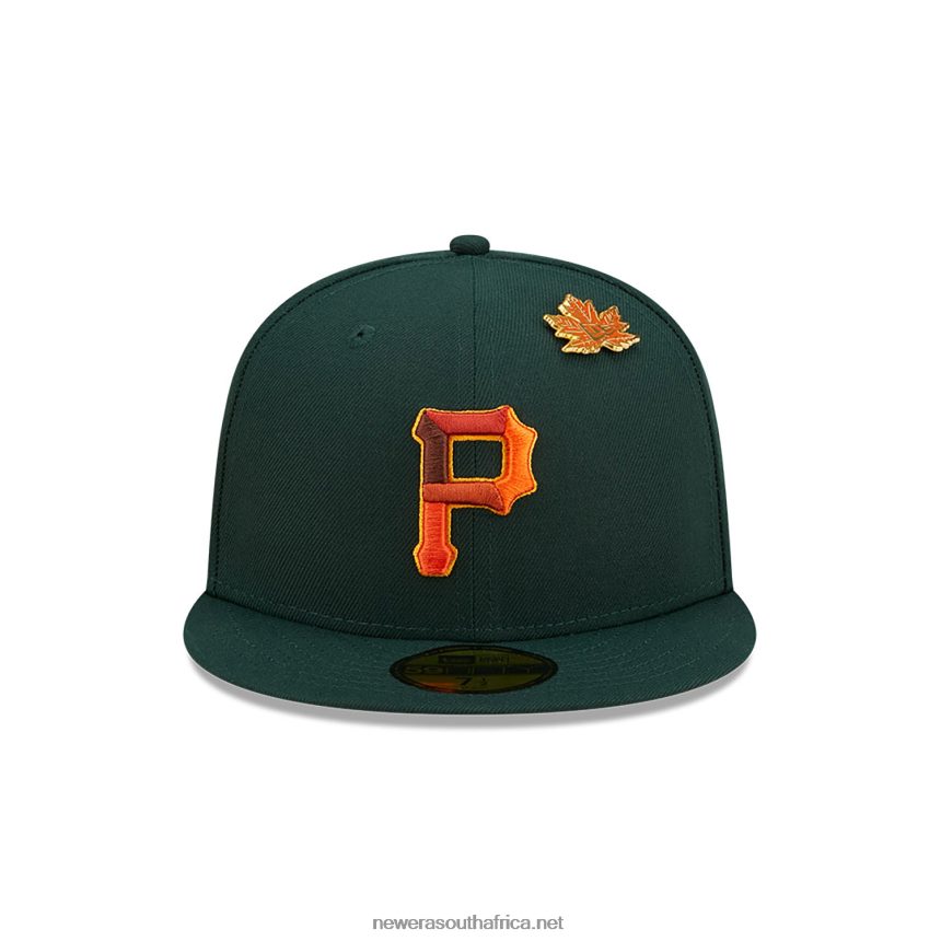 Pittsburgh Pirates Leafy Dark Green 59FIFTY Fitted Cap New Era TRBRBN832