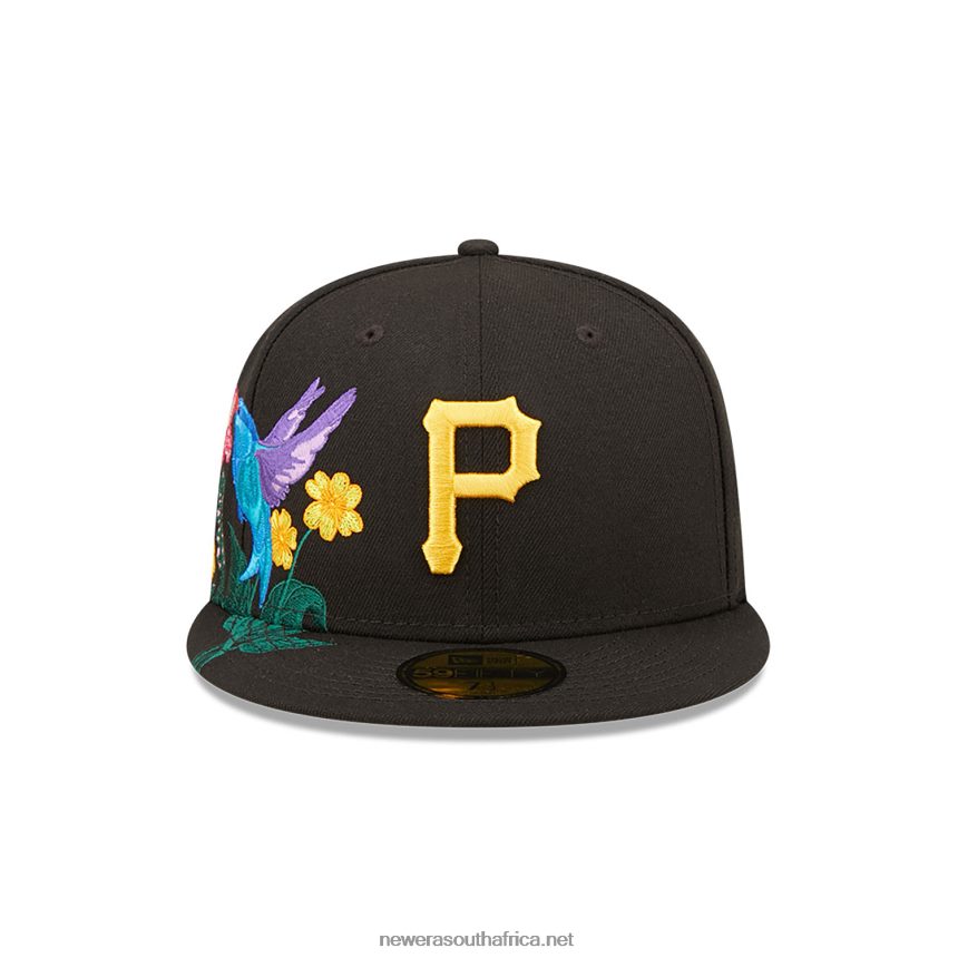 Pittsburgh Pirates MLB Blooming Black 59FIFTY Fitted Cap New Era TRBRBN588