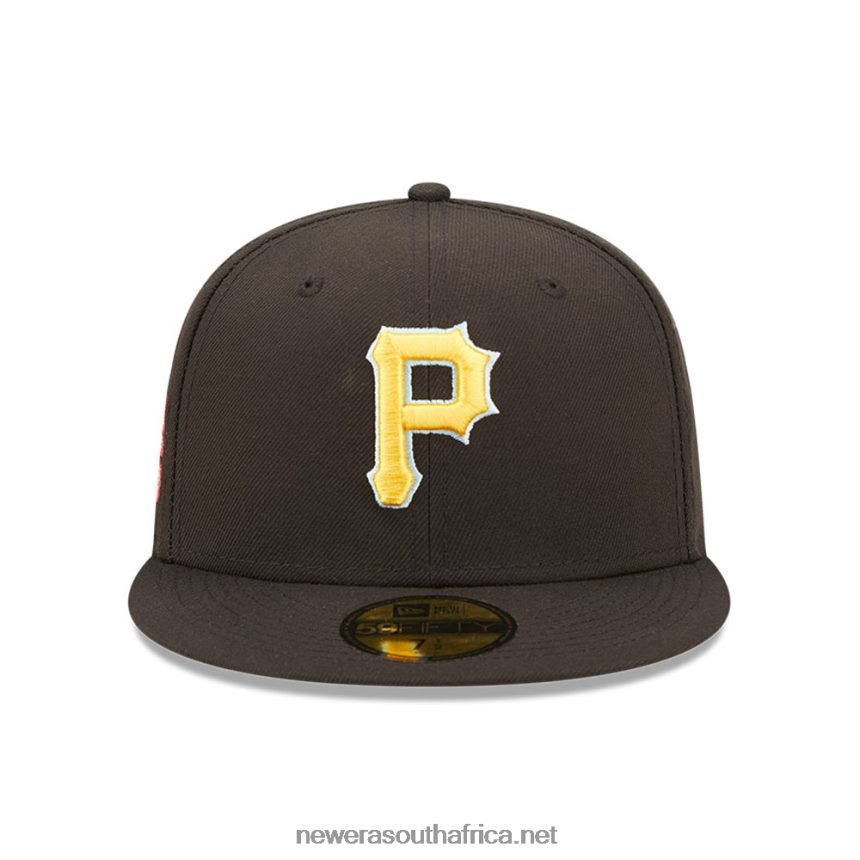 Pittsburgh Pirates MLB Cloud Black 59FIFTY Fitted Cap New Era TRBRBN112