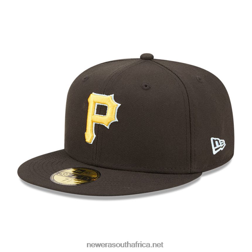 Pittsburgh Pirates MLB Cloud Black 59FIFTY Fitted Cap New Era TRBRBN112