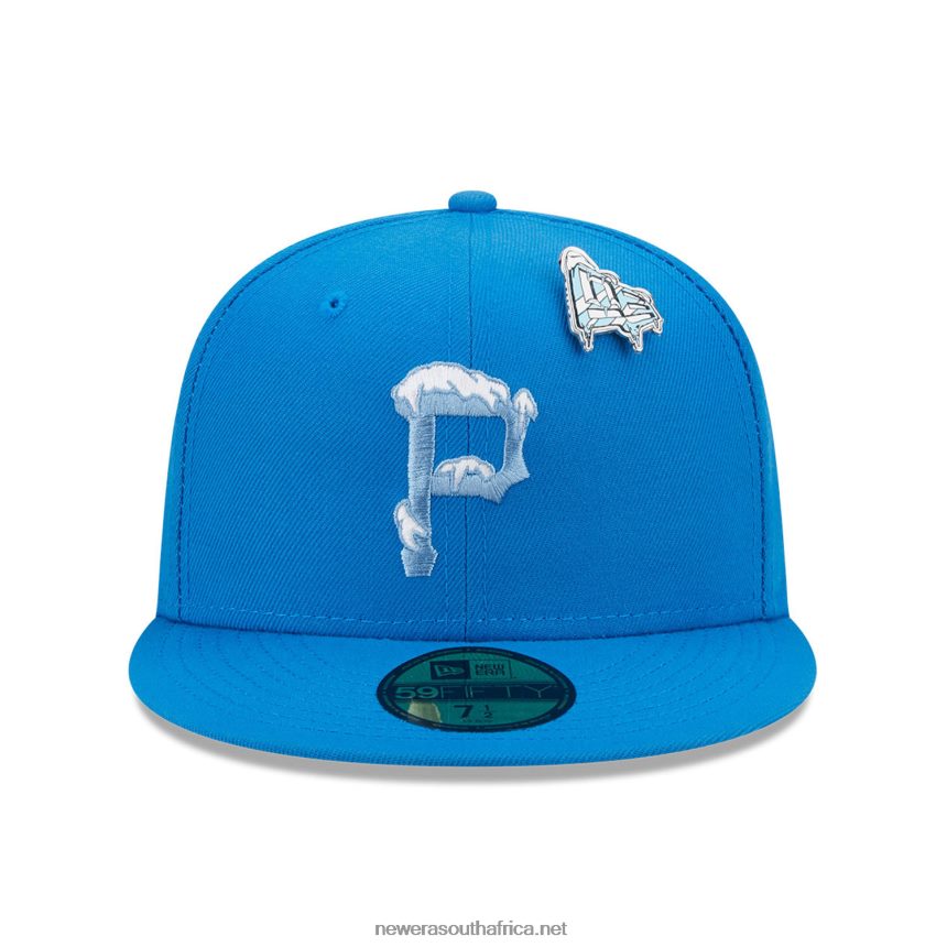 Pittsburgh Pirates Snow Day Blue 59FIFTY Fitted Cap New Era TRBRBN755