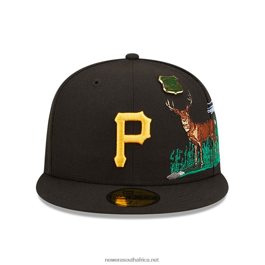 Pittsburgh Pirates State Park Black 59FIFTY Fitted Cap New Era TRBRBN1187
