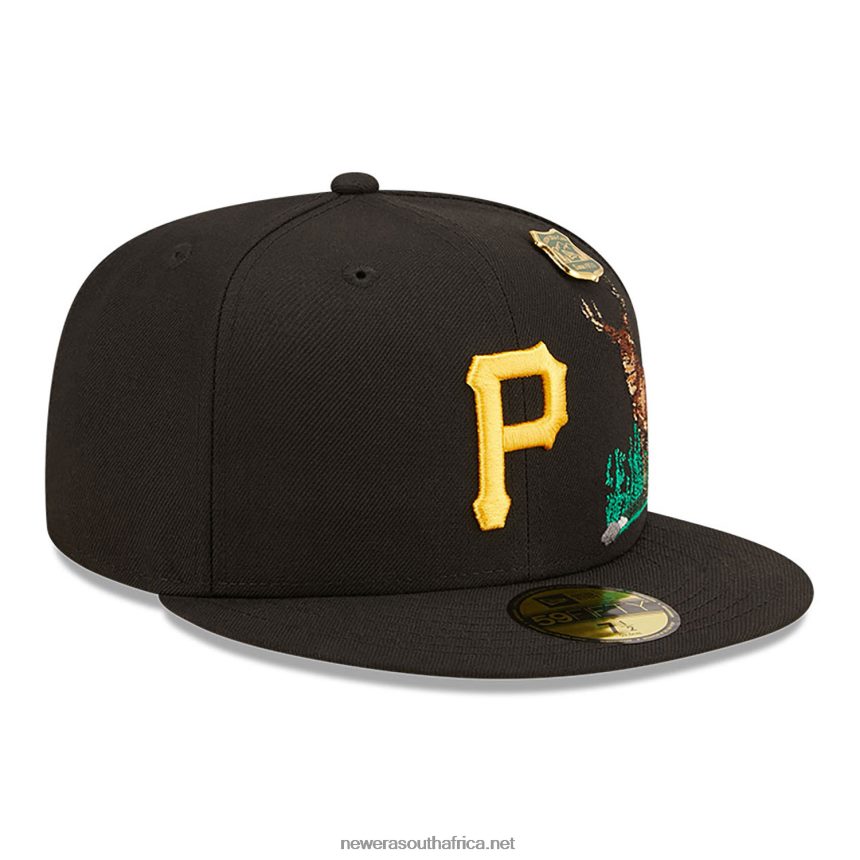Pittsburgh Pirates State Park Black 59FIFTY Fitted Cap New Era TRBRBN1187